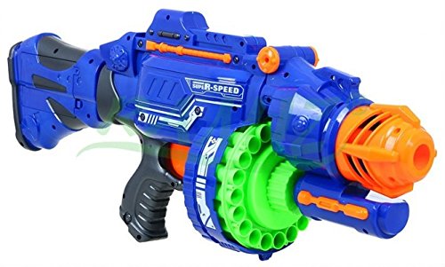 Blaze Storm Super Speed - Groß Automatisch Spielzeug Blaster - Blau von BSD