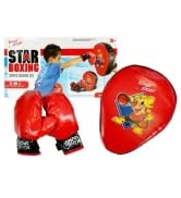 Sport Spielzeug, Box Set für Kinder, Boxhandschuhe mit Handpratze, Junior Box Set von BSD