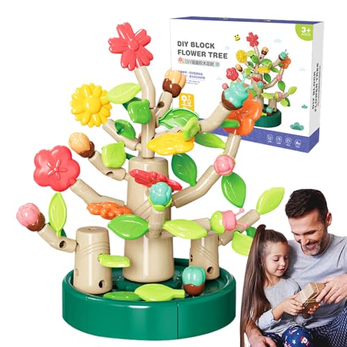 BSEID Botanische Bausteine,Bausteine Spielzeug Partikel Blume Botanische Sammlung | Kreative Simulation Blume Mini-Blöcke Spielzeug für Erwachsene und Kinder ab 3 Jahren von BSEID