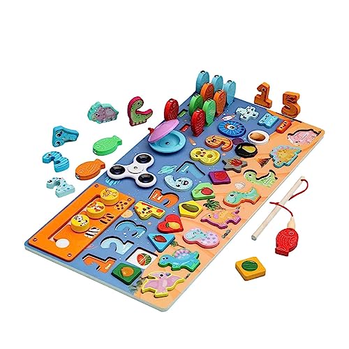 BSEID -Formpuzzle, Formpuzzle für Kinder - Holzlernspielzeug - Formsortierer Matchende Puzzles für -Unterricht zu Hause im Kindergarten von BSEID