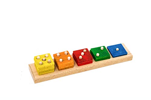 BSM edufun EF 5,1 cm Zählen bis Holz Spiel von BSM