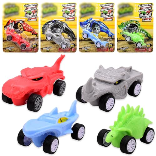 BSNRDX Auto Spielzeug Set, 4 Stück Spielzeugauto Kleine Spielzeugautos Mini Auto Set Spielzeug Autos, Weihnachtsgeburtstagsgeschenk Für Kinder Jungen Mädchen Für Spielzeug von BSNRDX