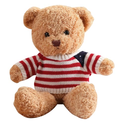 BSNRDX Bear Plush Cute Stuffed Animal Toys Cartoon Plüschtier Figur Plüschtiere Pillow Bear Doll Kinder Plüschtier Kissen Gift for Boys Girls Birthday Christmas Valentine's Day Party Supplies 30CM von BSNRDX