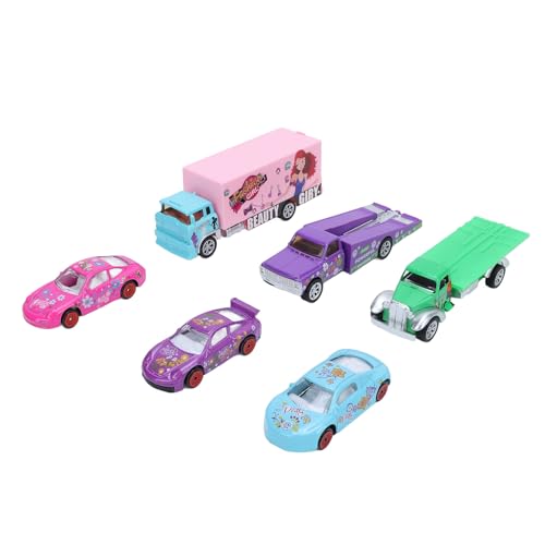 BSTCAR 6 Stück Kinder Stadtauto Spielzeug niedlich Auto Modell Fahrzeuge Set kleine Fahrzeuge Figuren Stadt Autos Party Favors Klasse Schatzkiste für Kinder von BSTCAR