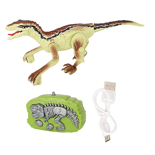 BSTCAR Fernbedienung Dinosaurier Spielzeug mit Licht Sound,Realistische Walking Dinosaur Roboter Dinosaurier Spielzeug Geschenk Kinder Mädchen und Jungen von BSTCAR