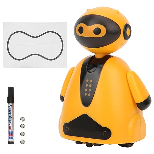 BSTCAR Induktive Zeichnung Linie Roboter Auto Spielzeug, Induktion Stift Folgen Spielzeug Induktion Markierung Roboter Lernspielzeug für Kinder (777-631 Roboter) von BSTCAR