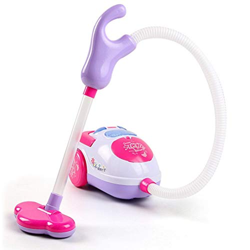 BSTCAR Kinder Spielzeug Staubsauger mit Musik und Licht, Rosa Puppe Staubsauger Klein Elektrisches Spielzeug, Mädchen von BSTCAR