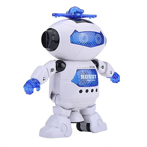 BSTCAR Tanzender Roboter mit blinkenden LED-Lichtern, intelligentes interaktives elektronisches Roboterspielzeug, Tanzender Roboter, lustige Figur, Spielzeug für Kinder von BSTCAR