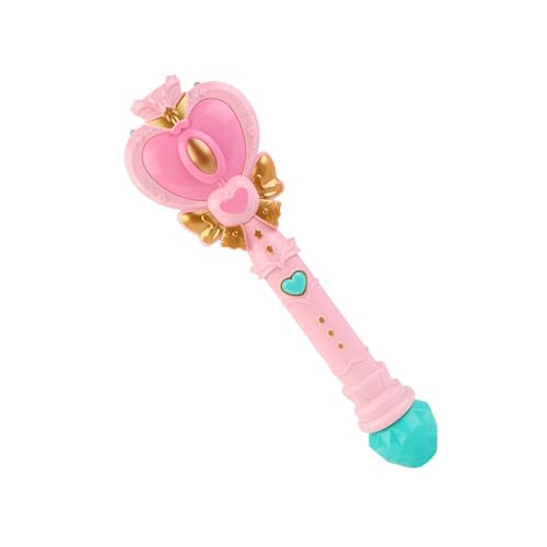 Fairy Wand Bubble Maker Magic Wand mit Sound und Licht, elektrische Prinzessin Wand Bubble Blower Spielzeug für Kinder Mädchen von BSTCAR