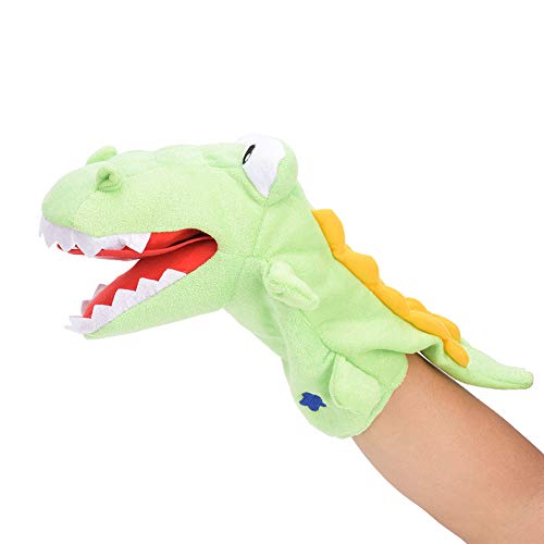 Handpuppen Cartoon Tier weiche Handpuppe Puppe weich gefüllte Krokodil Puppe Geschichte Spielzeug Krokodil Puppen Rollenspiel Lehre Geschenk (Krokodile 28cm) von BSTCAR