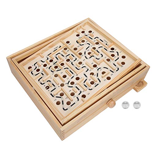 Labyrinth Brettspiel Labyrinth Puzzle Labyrinth Spiel Spielzeug Freizeit Bildungsspielzeug Puzzle Spielzeug für ältere Erwachsene Kinder von BSTCAR