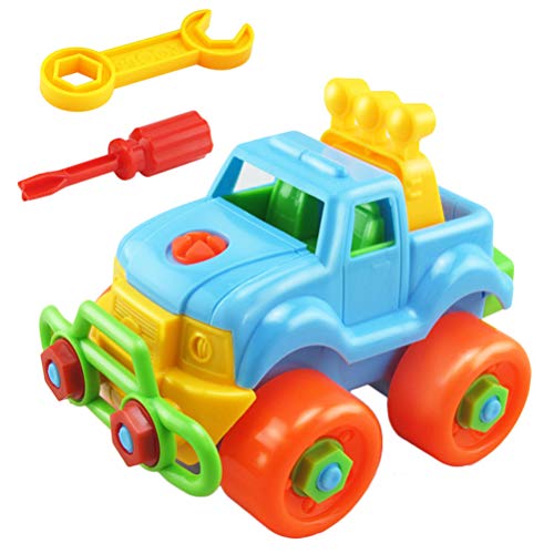 Lernspielzeug Auto zerlegen Kinder Baby Feinmotorik Spielzeug Mini Auto Interaktive Spielfahrzeuge für Kinder Baby (Zufällige Farbe) von BSTCAR