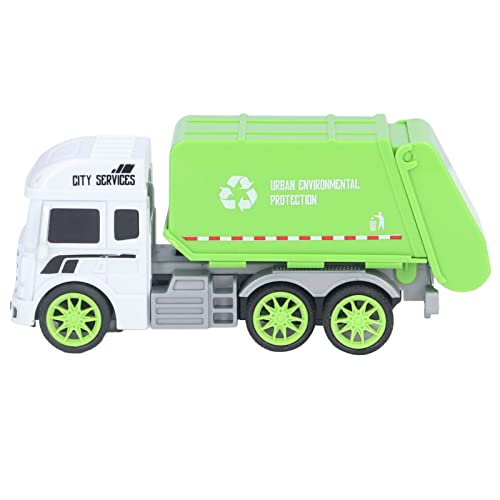 Müllwagen Spielzeug Transport LKW Spielzeug Spielfiguren Kunststoff LKW Modell pädagogische Auto Spielzeug für Kinder Mädchen (Sanitär-LKW (Be- und Entladewagen)) von BSTCAR