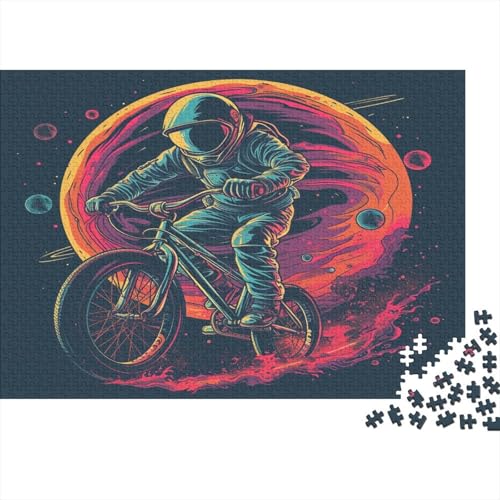 Astronaut 1000 Teile,Impossible Puzzle,GesKükenlichkeitsspiel Für Die Ganze Familie, Erwachsenen Puzzlespiel Puzzel 1000pcs (75x50cm) von BSTELA9IE