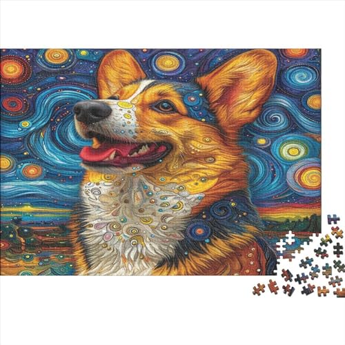 Corgi Puzzle 1000 Teile,Puzzle Für Erwachsene, Impossible Puzzle, GesKükenlichkeitsspiel Für Die Ganze Familie,Puzzle Farbenfrohes,Puzzle-Geschenk,RaumdekoRatteion Puzzel 1000pcs (75x50cm) von BSTELA9IE