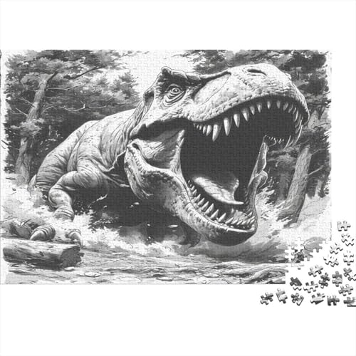 Dinosaurier Puzzle 1000 Teile Für Erwachsene Und Kinder Ab 14 Jahren Für Stressabbauer Puzzel 1000pcs (75x50cm) von BSTELA9IE