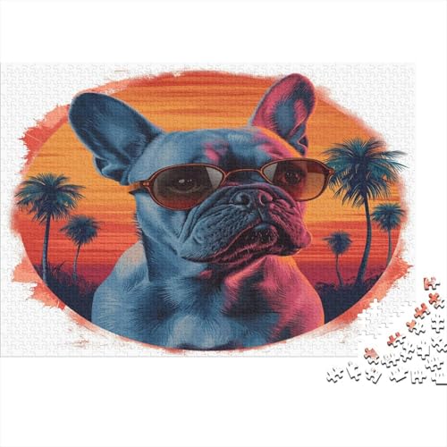 French BullHund Puzzle 1000 Teile Puzzle Für Erwachsene Und Kinder Ab 14 Jahren Puzzel 1000pcs (75x50cm) von BSTELA9IE