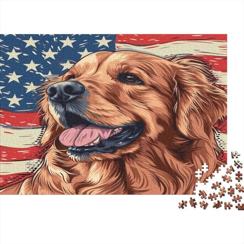 Golden Retriever Puzzle 1000 Teile - Puzzle Für Erwachsene, Puzzle, Puzzlespiel Erwachsenen Puzzlespiel Puzzel 1000pcs (75x50cm) von BSTELA9IE