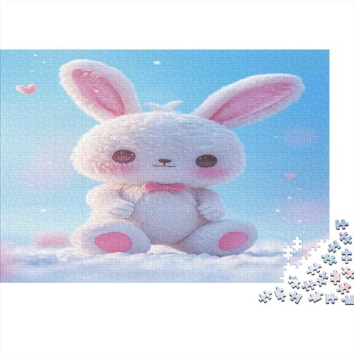 Kaninchen Puzzlespiel 1000 Teile Puzzle Für Erwachsene Und Kinder Ab 14 Jahren, Puzzle-Motiv Erwachsenen Puzzlespiel Puzzel 1000pcs (75x50cm) von BSTELA9IE