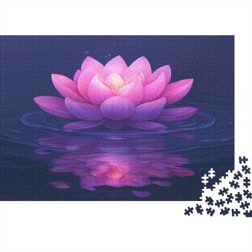 Lotus 1000 Teile, Impossible Puzzle,Geschicklichkeitsspiel Für Die Ganze Familie, Erwachsenenpuzzle Ab 14 Jahren Puzzel 1000pcs (75x50cm) von BSTELA9IE