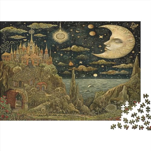 Nachtansicht Puzzlespiel 1000 Teile Puzzles Für Erwachsene Lernspiel Herausforderung Spielzeug 1000 Teile Puzzles Für Erwachsene Kinder Erwachsenen Puzzlespiel Puzzel 1000pcs (75x50cm) von BSTELA9IE