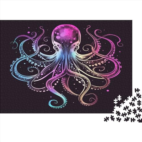 Oktopus Puzzle 1000 Teile - Puzzle Für Erwachsene, Puzzle, Puzzlespiel Erwachsenen Puzzlespiel Puzzel 1000pcs (75x50cm) von BSTELA9IE