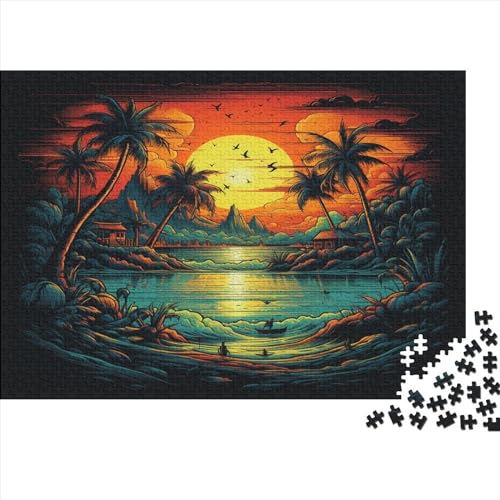 Strand Puzzle 1000 Teile,Puzzle Für Erwachsene, Impossible Puzzle, GesKükenlichkeitsspiel Für Die Ganze Familie,Puzzle Legespiel- Erwachsenenpuzzle Puzzel 1000pcs (75x50cm) von BSTELA9IE