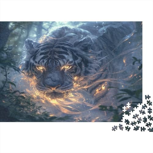 Tiger Puzzle 1000 Teile Für Erwachsene Und Kinder Ab 14 Jahrenfür Stressabbauer Puzzlespiel Erwachsenen Puzzlespiel Puzzel 1000pcs (75x50cm) von BSTELA9IE