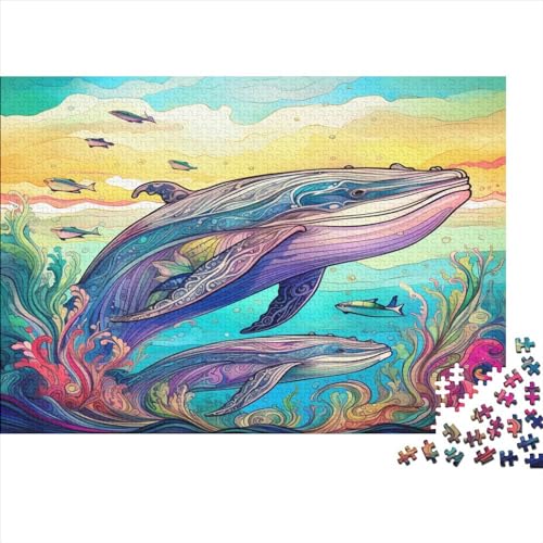 Wal Puzzle 1000 Teile Für Erwachsene Und Kinder Ab 14 Jahren Für Stressabbauer Puzzel 1000pcs (75x50cm) von BSTELA9IE