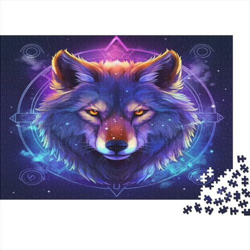 Wolf Puzzle 1000 Teile Puzzle Erwachsene Schwieriges Schwer Puzzle Für Erwachsene Und Kinder Ab 14 Jahren Puzzel 1000pcs (75x50cm) von BSTELA9IE