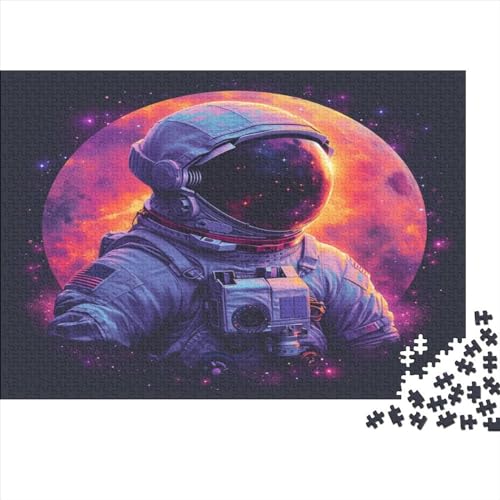 Astronaut Puzzlespiel 1000 Teile Jigsaw Puzzle 1000 Puzzle FüR Erwachsene Kinder Senioren Erwachsenen Puzzlespiel Puzzel 1000pcs (75x50cm) von BSYZPVELG