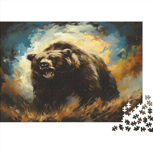 Brown Bär Puzzlespiel 1000 Teile Puzzle Für Erwachsene Und Kinder Ab 14 Jahren, Puzzle-Motiv Erwachsenen Puzzlespiel Puzzel 1000pcs (75x50cm) von BSYZPVELG