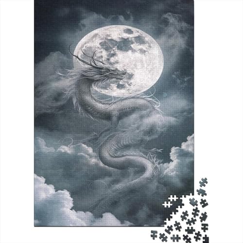 Drache Puzzle 1000 Teile Puzzle Für Erwachsene Und Kinder Ab 14 Jahren Puzzel 1000pcs (75x50cm) von BSYZPVELG