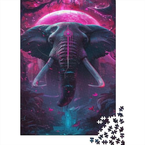 Elefant 1000 Stück Puzzle Für Erwachsene 1000 Stück Puzzle Für Erwachsene-Crazy Süßigkeiten-1000 Stück Puzzle Große Puzzles Kinder Lernspiel Spielzeug Geschenk Puzzel 1000pcs (75x50c von BSYZPVELG