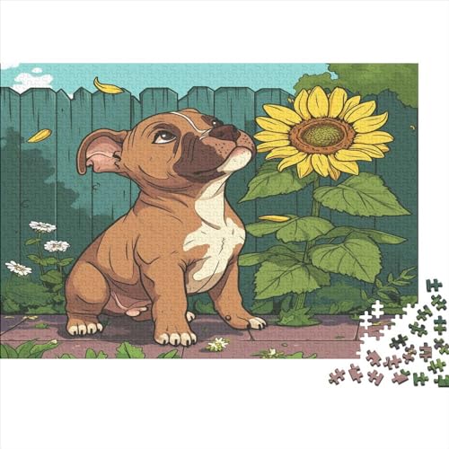 French BullHund 1000 Teile Puzzle Für Erwachsene, Hochwertige Recycelbare MateriAußerirdische Und Druck Puzzlespiel, Familienspiel, Geschenk Für Liebhaber Oder Freunde Puzzel 1000pcs (75x50cm) von BSYZPVELG