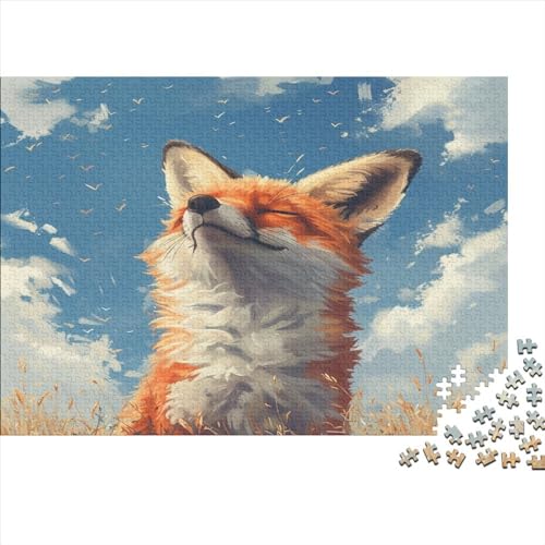 Fuchs Puzzle 1000 Teile,Puzzle Für Erwachsene, Impossible Puzzle, Geschicklichkeitsspiel Für Die Ganze Familie,Puzzle Farbenfrohes,Puzzle-Geschenk,Raumdekoration Puzzel 1000pcs (75x50cm) von BSYZPVELG