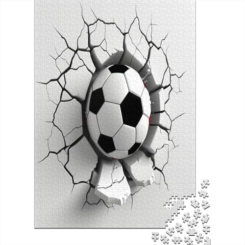 Fußball Puzzle 1000 Teile Puzzle Für Erwachsene Und Kinder Ab 14 Jahren,Puzzlespiel Erwachsenen Puzzlespiel Puzzel 1000pcs (75x50cm) von BSYZPVELG