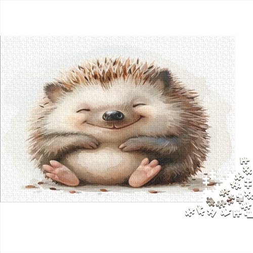 Igel Puzzlespiel 1000 Teile Erwachsene -Puzzle 1000 Stück Spiel Puzzles Für Erwachsene Kinder Puzzle Erwachsenen Puzzlespiel Puzzel 1000pcs (75x50cm) von BSYZPVELG