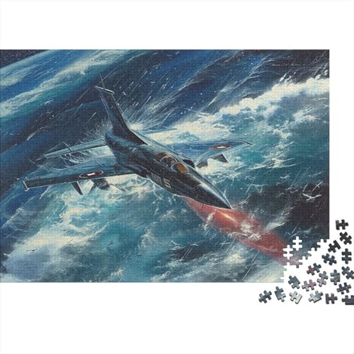 Kämpfer Luftfahrzeuge Puzzle 1000 Teile,Puzzle Für Erwachsene, Impossible Puzzle,Puzzle Farbenfrohes Legespiel,GesKükenlichkeitsspiel Für Die Ganze Familie Puzzel 1000pcs (75x50cm) von BSYZPVELG