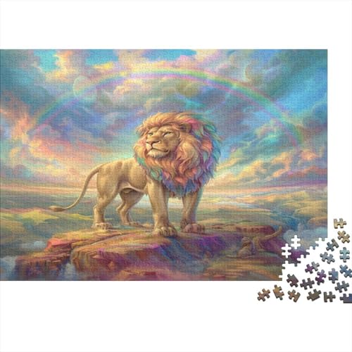 Löwe Puzzle 1000 Teile Erwachsene Puzzles Für Erwachsene Klassische Puzzles 1000 Teile Erwachsene Puzzlespiel Schwer Pädagogisches Spielzeug Erwachsene Kinder Puzzel 1000pcs (75x50cm) von BSYZPVELG