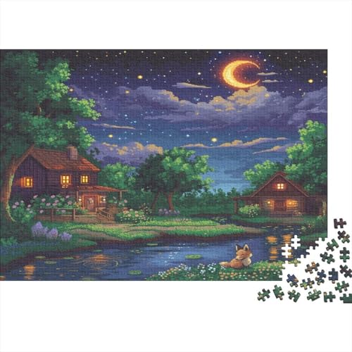 Nachtansicht Puzzle 1000 Teile Erwachsene, Puzzlespiel Jigsaw Puzzles Erwachsenen Puzzlespiel Puzzel 1000pcs (75x50cm) von BSYZPVELG