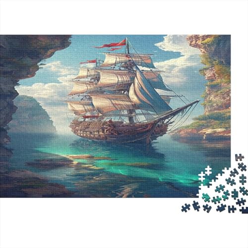 SailBoot Puzzle 1000 Teile Puzzle Erwachsene Schwieriges Schwer Puzzle Für Erwachsene Und Kinder Ab 14 Jahren Puzzel 1000pcs (75x50cm) von BSYZPVELG