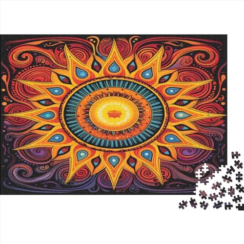 Sonne Puzzle 1000 Teile Für Erwachsene Und Kinder Ab 14 Jahrenfür Stressabbauer Puzzlespiel Erwachsenen Puzzlespiel Puzzel 1000pcs (75x50cm) von BSYZPVELG