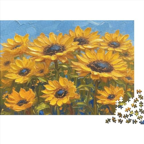 SonneBlume Puzzle 1000 Teile,Puzzle Für Erwachsene, Impossible Puzzle, GesKükenlichkeitsspiel Für Die Ganze Familie,Puzzle Farbenfrohes,Puzzle-Geschenk,RaumdekoRatteion Puzzel 1000pcs (75x50cm) von BSYZPVELG