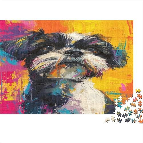 Yorkshire Terrier Puzzle 1000 Teile Puzzle Für Erwachsene Und Kinder Ab 14 Jahren,Puzzlespiel Erwachsenen Puzzlespiel Puzzel 1000pcs (75x50cm) von BSYZPVELG