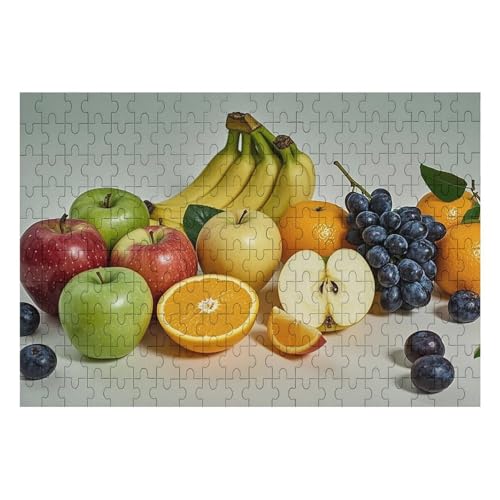 200 PCS Jigsaw Puzzles Fruits Puzzles Personalized Puzzle Wooden Picture Puzzle for Adults Photo Puzzle Art Wall Hanging Decor for Birthday Wedding Valentine's Day Anniversary von BTCOWZRV