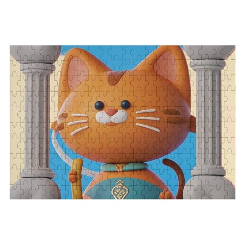 200 PCS Puzzle 3D Cat Puzzles Personalized Puzzle Wooden Picture Puzzle for Adults Photo Puzzle Art Wall Hanging Decor for Birthday Wedding Valentine's Day Anniversary von BTCOWZRV