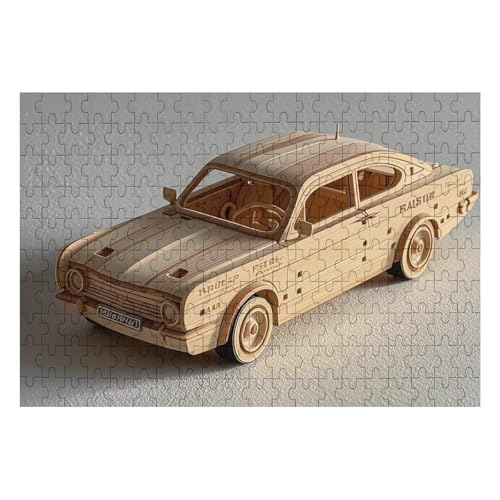 200 PCS Puzzle Model Car Kit Wooden 3D Puzzle Model Puzzles Personalized Puzzle Wooden Picture Puzzle for Adults Photo Puzzle Art Wall Hanging Decor for Birthday Wedding Valentine's Day Annive von BTCOWZRV