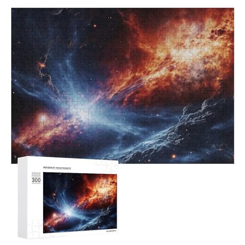 300-teiliges Puzzle – Weltraum-Sterne, Bildpuzzle, herausforderndes Puzzle für Erwachsene, personalisiertes Holzpuzzle, Fotopuzzle, Geschenke, 39,9 x 27,9 cm von BTCOWZRV