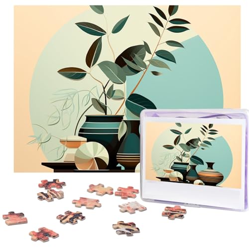 500 Teile Puzzle – Klassisches Stillleben-Bilderpuzzles für Erwachsene, anspruchsvolles Puzzle, personalisiertes Holzpuzzle, Fotopuzzle, Geschenke, 51,8 x 38,1 cm von BTCOWZRV